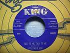 Little Willie John   Talk To Me, Talk To Me   1958 R&B 45 on King