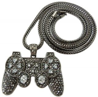   PLAYSTATION REMOTE CONTROL PENDANT LONG CHAIN MENS NECKLACE JEWELRY