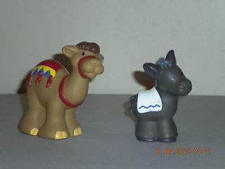 FISHER PRICE LITTLE PEOPLE NATIVITY DONKEY AND CAMEL
