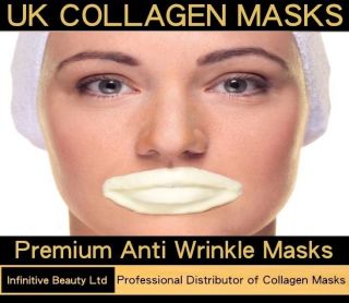 Premium Collagen Crystal Lip Mask Anti Ageing Skin Care White Patch 