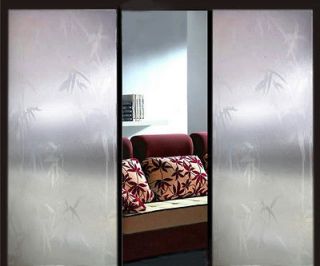   16 Privacy Decorative Frosted Glass Window Film Lucky Bamboo