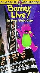 Barney Live In New York City in VHS Tapes