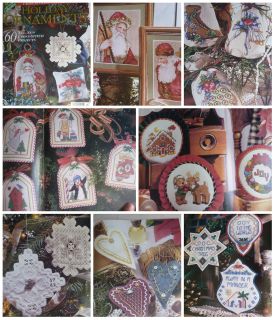 Cross stitch Christmas ornament magazines   several available