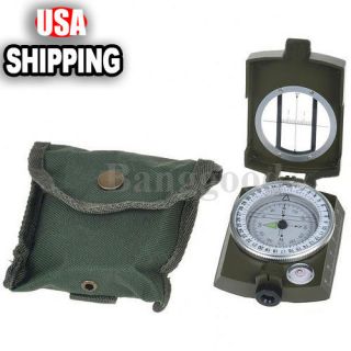 Professional Pocket Military Army Geology Compass /w Neck Strap Belt 