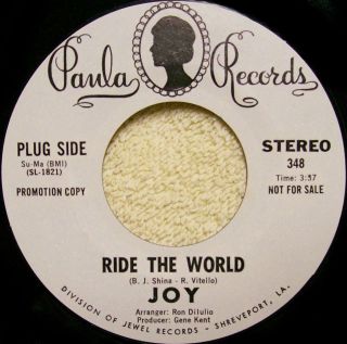 JOY RIDE THE WORLD AND FOR WHAT ITS WORTH PAULA RECORDS PROMO #348