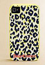   Couture Leopard Print Black Yellow Iphone 4 4S Case Cover Apple COOL