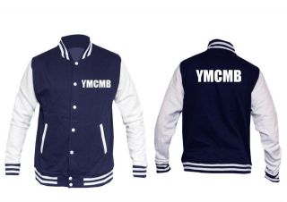 YMCMB Varsity College Jacket LIL WAYNE BIEBER HIP HOP New 2012 Free UK 