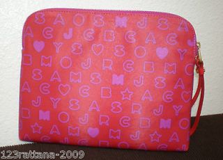 Marc By Marc Jacobs Pink Stardust Wristlet iPad 1,2,3 Case Cover NWOT