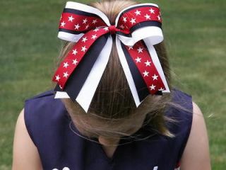 Custom Competition Cheerleading Stars Hair Bow