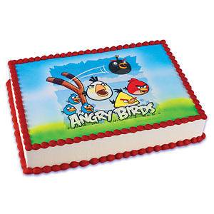 Angry Bird Edible Cake Topper Party Supplies Cake Decoration Cake 