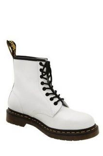Dr. Martens 1460 White Leather AirWair 8 Eye Combat Boots 13 14