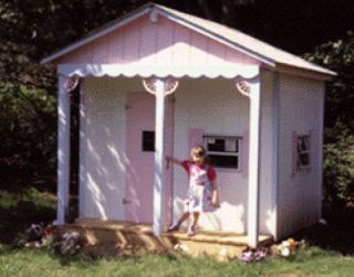 Make and Build a Kids Garden Playhouse DIY Plans PDF Disc for PC 