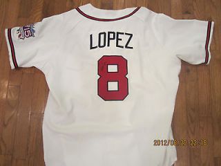 Javy Lopez Game Used Jersey, 1999 Atlanta Braves, Plus Autographed 