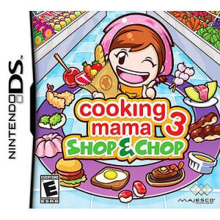 Cooking Mama 3 Shop & Chop ( Nintendo DS ) DS DSi XL 3D Brand New 