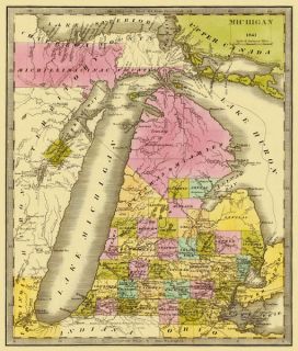Antiques  Maps, Atlases & Globes  United States (Pre 1900)  IL, IN 