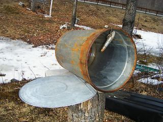 Vintage Maple Sap Buckets w/ Tap  Cover Gri​mm Bucket & Cover VG Cd