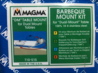 Magma Barbeque Mount Kit T10 515 for Dual Mount table