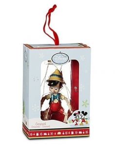 Disney Store PINOCCHIO Marionette Christmas Ornament, Free Ship in U,S 