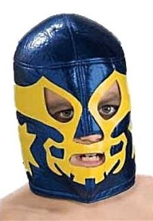 Kids Mexican Wrestling Luchador Blue Libre Costume Mask