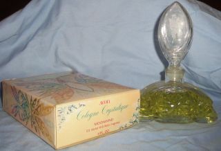 CRYSTALIQUE COLOGNE OLD AVON BOTTLE BOXED AND FULL