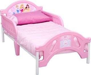   Adorable Excellent Little Princess Pink Toddler Bed (No Mattress