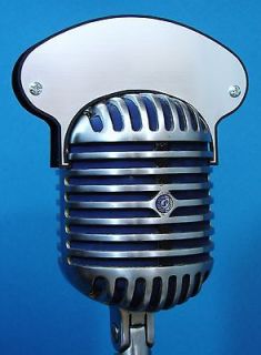 Microphone flag for your vintage 1940s Shure 55 Fatboy mic