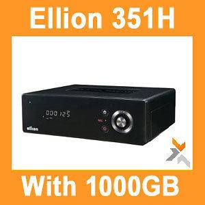 Ellion 351H 1000GB 1TB Hard Drive Media Player Recorder