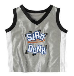 NWT Gymboree Slam Dunk Basketball Jersey Mesh Tank Top