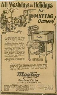 Maytag Washer Wonder Washer​ Appliance Ad SEE Evansville Ind 