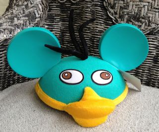   Authentic Phineas and Ferb Perry the Platypus Mickey Mouse Ears Hat