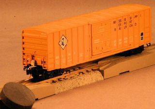 Micro Trains 50 box car, Mississippi Export RR wEOT reed switch