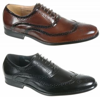 Leather Brogues in Mens Shoes