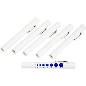 Pack of 6 Disposable Medical Diagnostic Penlights w Pupil Gauge