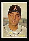 JIM PISONI athletics AS ROOKIE 1957 TOPPS # 402 VG EXCELLENT NICE 