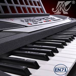 61 Key Black Electric Piano Digital Personal Electronic Music Keyboard 