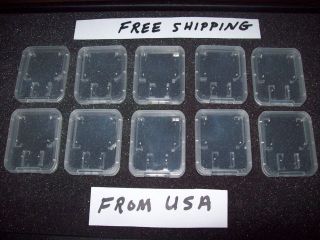 10x Memory Card Holder Case for Standard SDHC TF SD Card/Adapter 