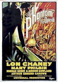 PHANTOM OF THE OPERA 1925 (Lon Chaney) MOVIE POSTER Mary Philbin