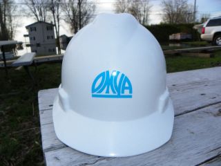 OMYA Mining Co.Safety Advertising Hardhat Helmet EUC