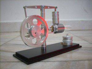 Walking Beam Hot Air Stirling Engine~no steam~new! gift! FREE SHIPPING