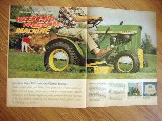 1966 John Deere Lawn Tractor Ad 1966 Ford Country Squire 1946 Ford 