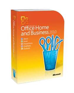 Microsoft Office Home and Business 2010 (Retail) for Windows T5D 