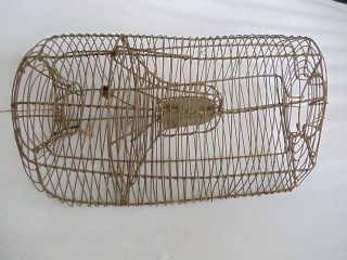 antique Victorian era Wire Mouse Trap vintage wire wrapped