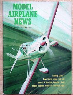 Dec 1967 MODEL AIRPLANE NEWS RC Magazine Webra 61 R/C Engine Review 