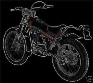 MONTESA Cota 348 MOTORCYCLE PARTS MANUAL & PARTS LISTs