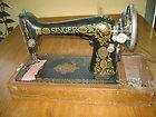 Antique Sewing Machine Singer Red Eye Model 66 1921? G8535071 electric 