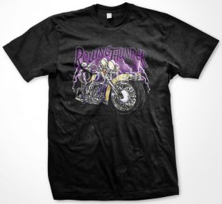 Rolling Thunder Motorcycle Moto Chopper Mens T shirt