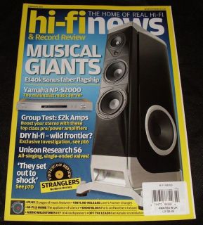 Hi Fi News Magazine Sonus Faber loudspeaker Feb 2011