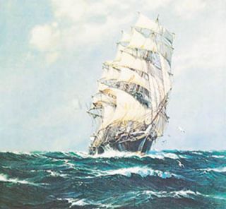 CUTTY SARK by Robert Macgregor CLIPPER SHIP 12 X 10