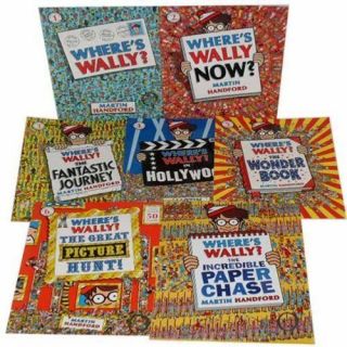 Wheres Wally Collection 7 books Set RRP £41.93