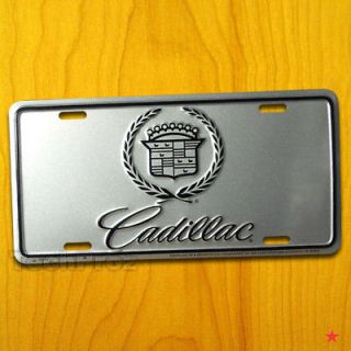   CADILLAC LICENSE PLATE custom vanity tag emblem sign front frame logo